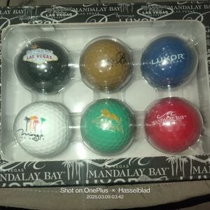 Las Vegas Themed Golf Balls Set